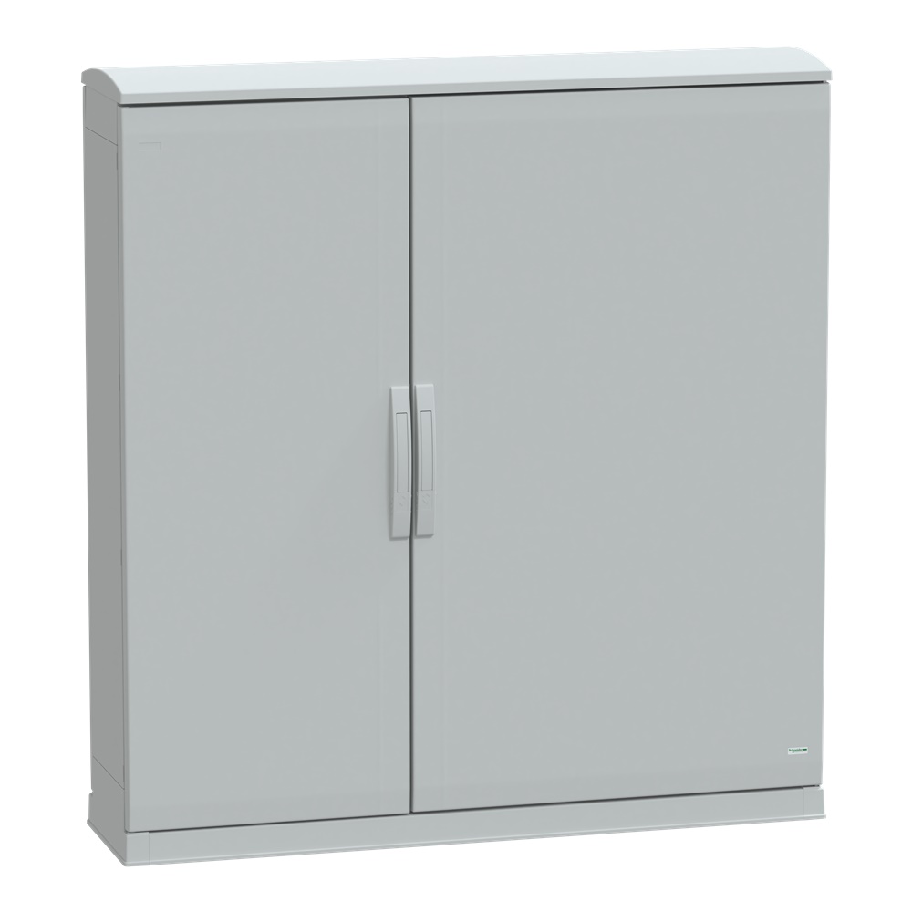 Armadio in poliestere, Thalassa PLA, fondo aperto, tetto ventilato, 1250x1250x320 mm, IP44, IK10