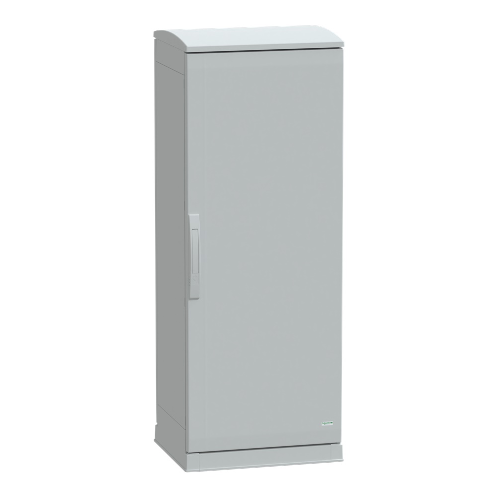 Armadio in poliestere, Thalassa PLA, fondo aperto, tetto ventilato, 1250x500x420 mm, IP44, IK10