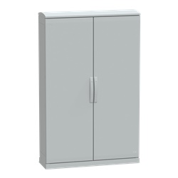 Armadio in poliestere, Thalassa PLA, fondo aperto, tetto ventilato, 1500x1000x320 mm, IP44, IK10
