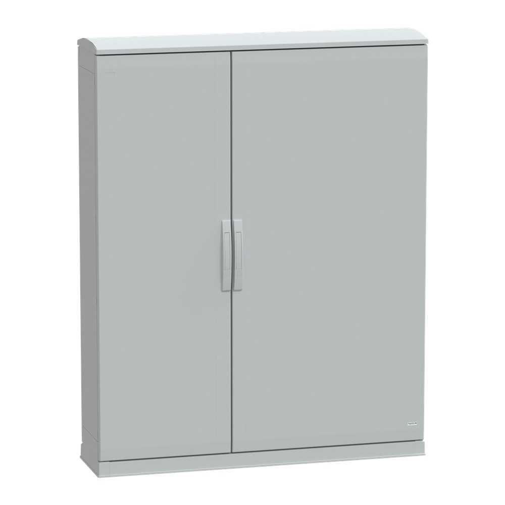 Armadio in poliestere, Thalassa PLA, fondo aperto, tetto ventilato, 1500x1250x320 mm, IP44, IK10
