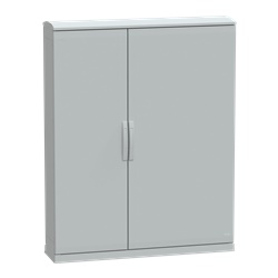 Armadio in poliestere, Thalassa PLA, fondo aperto, tetto ventilato, 1500x1250x320 mm, IP44, IK10