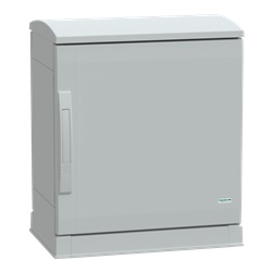 Armadio in poliestere, Thalassa PLA, fondo aperto, tetto ventilato, 500x500x320 mm, IP44, IK10