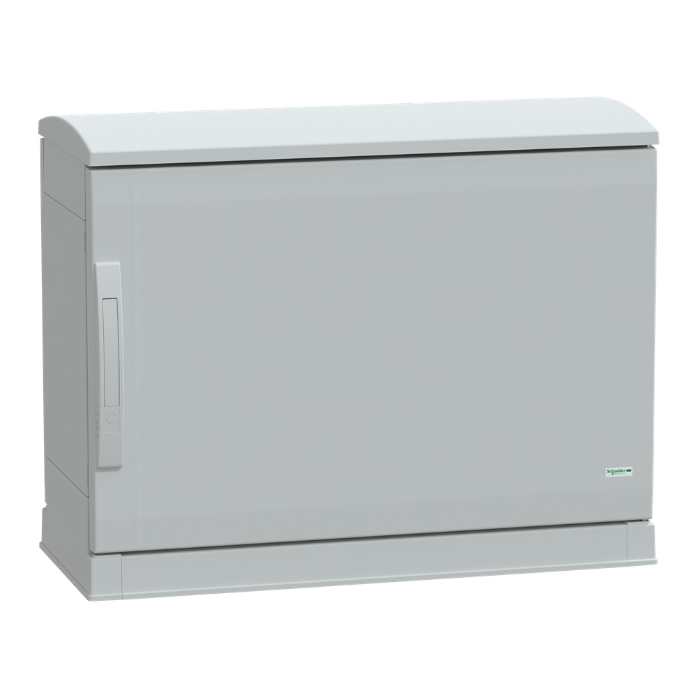 Armadio in poliestere, Thalassa PLA, fondo aperto, tetto ventilato, 500x750x320 mm, IP44, IK10
