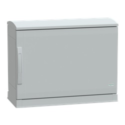 Armadio in poliestere, Thalassa PLA, fondo aperto, tetto ventilato, 500x750x320 mm, IP44, IK10