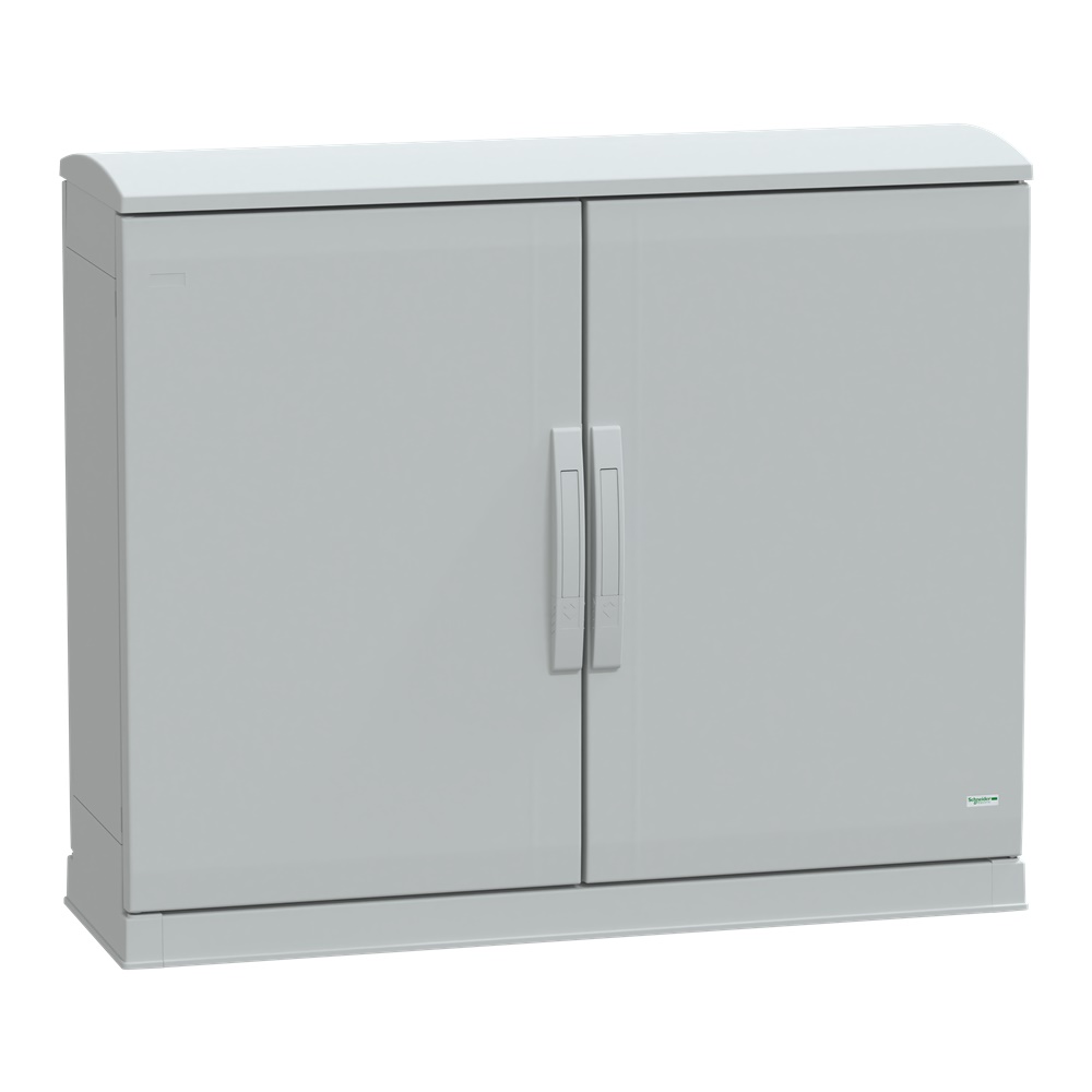 Armadio in poliestere, Thalassa PLA, fondo aperto, tetto ventilato, 750x1000x320 mm, IP44, IK10