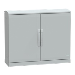 Armadio in poliestere, Thalassa PLA, fondo aperto, tetto ventilato, 750x1000x320 mm, IP44, IK10