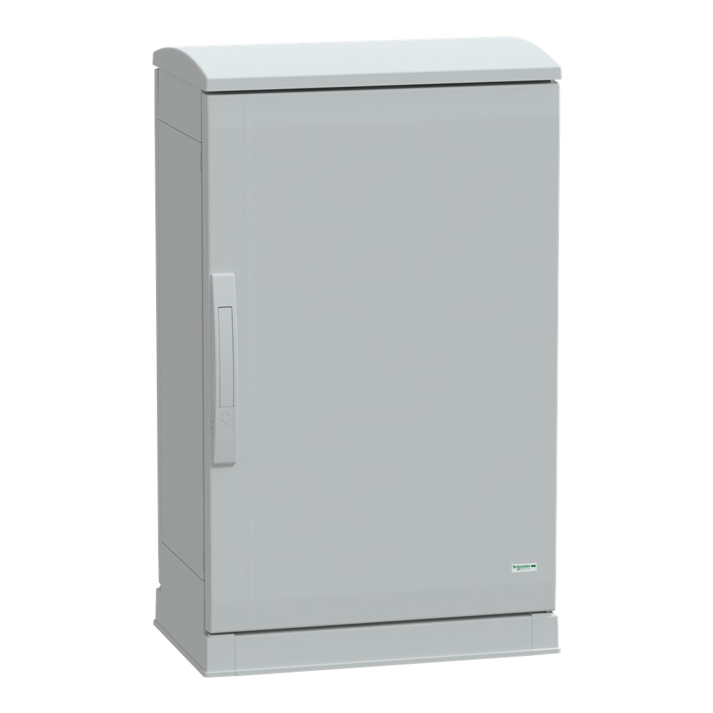 Armadio in poliestere, Thalassa PLA, fondo aperto, tetto ventilato, 750x500x320 mm, IP44, IK10