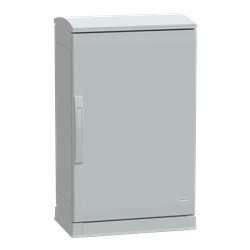 Armadio in poliestere, Thalassa PLA, fondo aperto, tetto ventilato, 750x500x320 mm, IP44, IK10