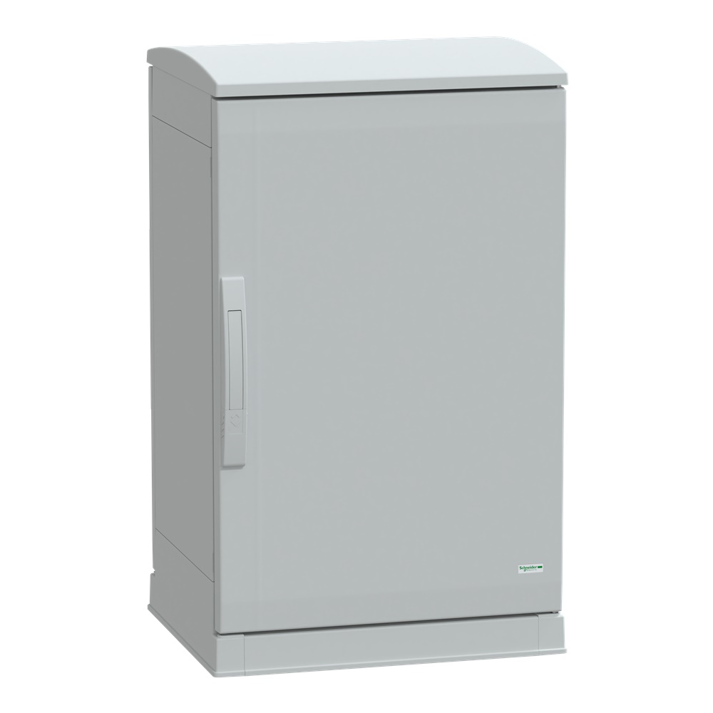 Armadio in poliestere, Thalassa PLA, fondo aperto, tetto ventilato, 750x500x420 mm, IP44, IK10