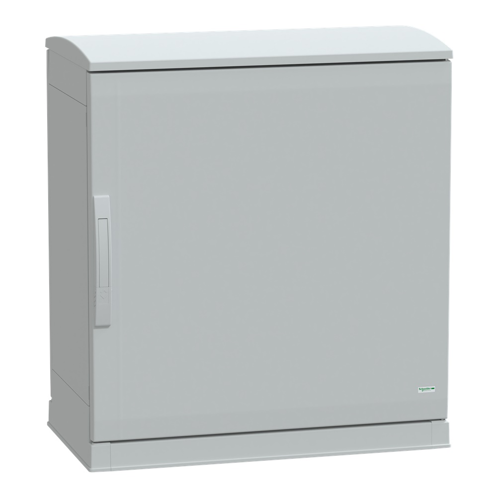 Armadio in poliestere, Thalassa PLA, fondo aperto, tetto ventilato, 750x750x420 mm, IP44, IK10