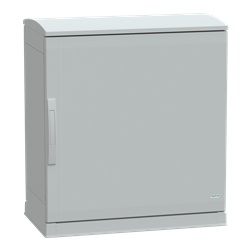 Armadio in poliestere, Thalassa PLA, fondo aperto, tetto ventilato, 750x750x420 mm, IP44, IK10