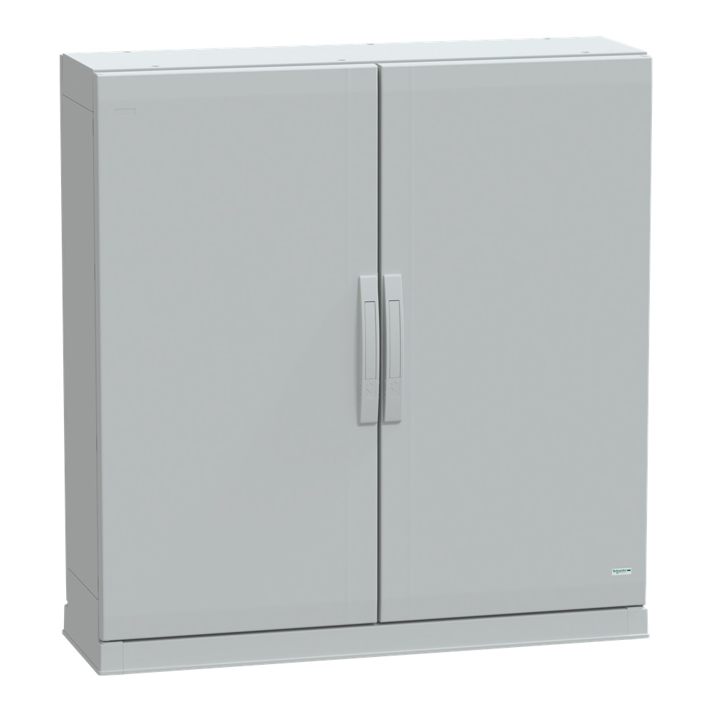 Armadio in poliestere, Thalassa PLA, porta piena, fondo aperto, 1000x1000x320mm, IP54, IK10