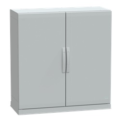 Armadio in poliestere, Thalassa PLA, porta piena, fondo aperto, 1000x1000x420mm, IP54, IK10
