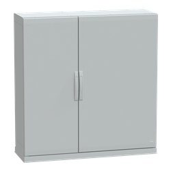 Armadio in poliestere, Thalassa PLA, porta piena, fondo aperto, 1250x1250x420mm, IP54, IK10