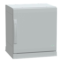 Armadio in poliestere, Thalassa PLA, porta piena, fondo aperto, 500x500x420mm, IP54, IK10
