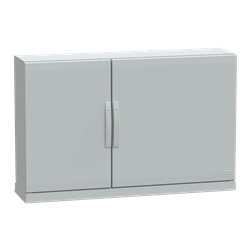 Armadio in poliestere, Thalassa PLA, porta piena, fondo aperto, 750x1250x320mm, IP54, IK10
