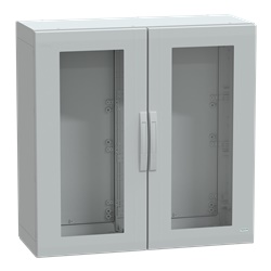 Armadio poliestere IP65 porta trasparente 1000x1000x420mm uso industriale