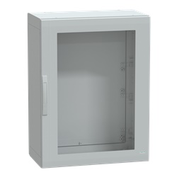 Armadio poliestere PanelSeT PLA porta trasparente 1000x750x420mm IP65 IK08 isolamento elettrico classe II uso industriale e marino