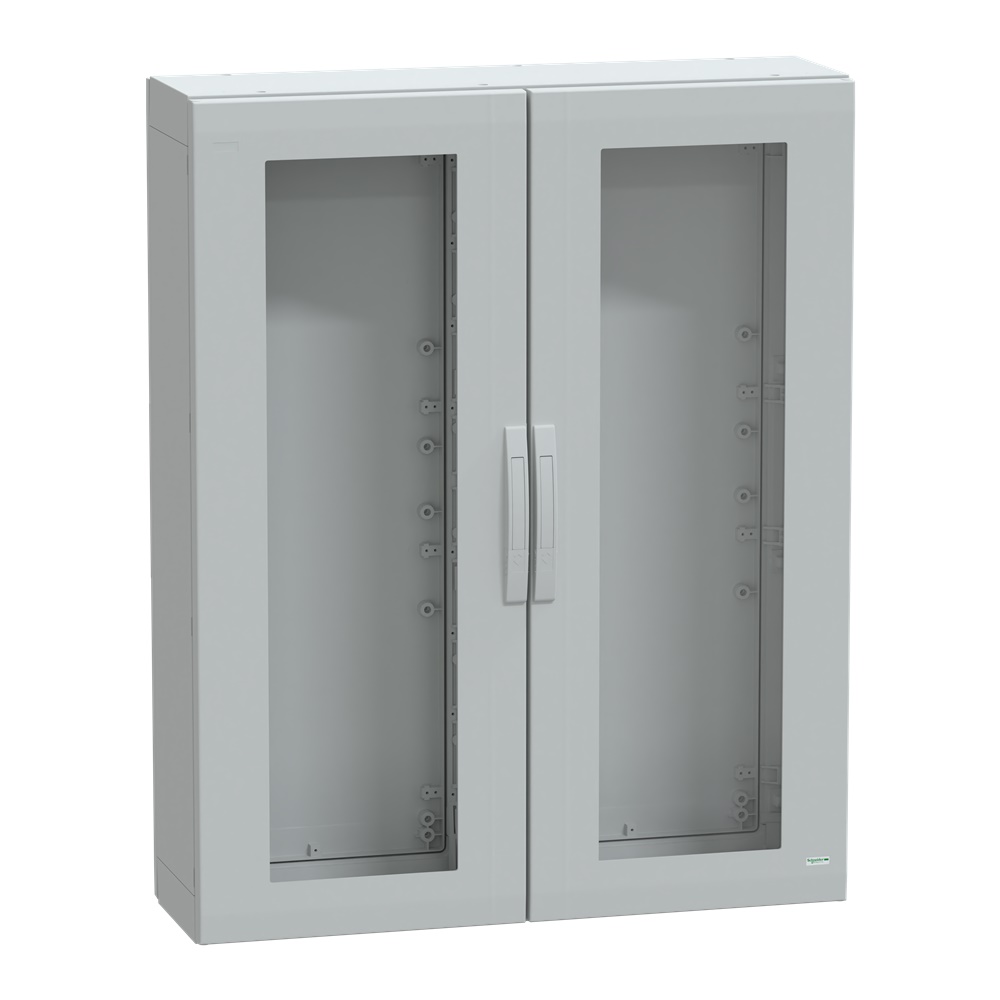Armadio poliestere PanelSeT PLA 1250x1000x320mm porta trasparente IP65 IK08 isolamento elettrico classe II uso industriale esterno
