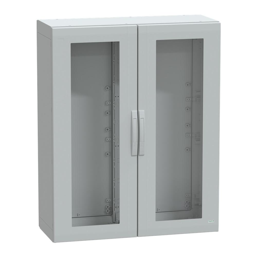 Armadio poliestere PanelSeT PLA porta trasparente IP65 1250x1000x420 mm uso industriale esterno