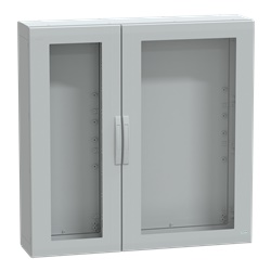 Armadio poliestere PanelSeT PLA 1250x1250x320mm porta trasparente IP65 IK08 isolamento classe II uso industriale esterno