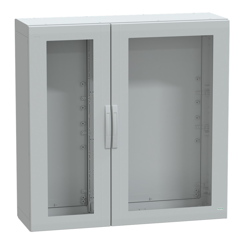 Armadio poliestere rinforzato 1250x1250x420mm IP65 porta trasparente uso industriale