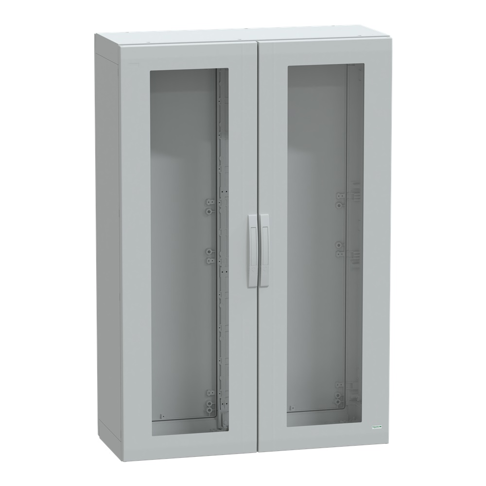 Armadio in poliestere, Thalassa PLA, porta trasparente, totalmente chiuso, 1500x1000x420mm, IP65, IK08