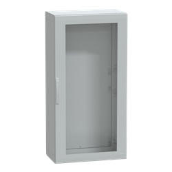 Armadio in poliestere, Thalassa PLA, porta trasparente, totalmente chiuso, 1500x750x420mm, IP65, IK08