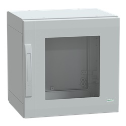 Armadio poliestere IP65 porta trasparente 500x500x420mm protezione IK08