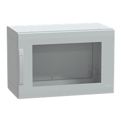 Armadio poliestere IP65 porta trasparente 500x750x420mm uso industriale