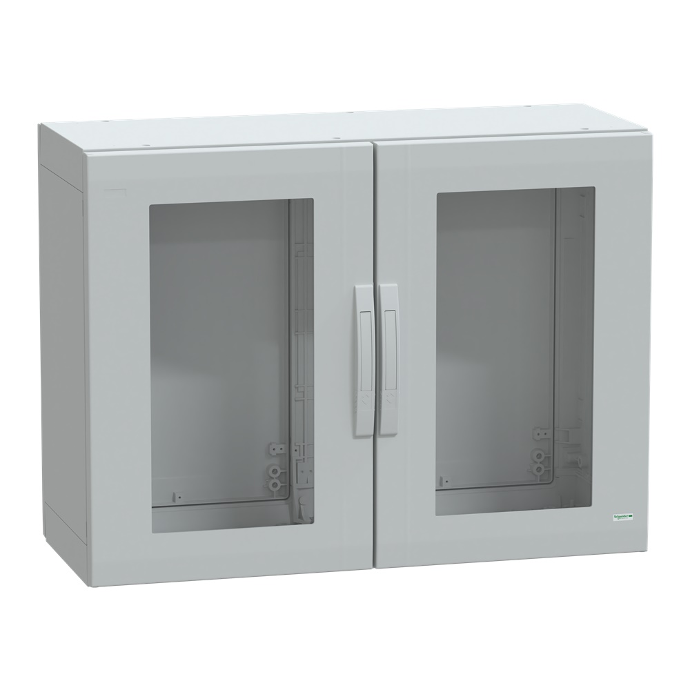 Armadio in poliestere, Thalassa PLA, porta trasparente, totalmente chiuso, 750x1000x420mm, IP65, IK08