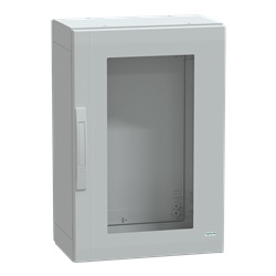 Armadio in poliestere, Thalassa PLA, porta trasparente, totalmente chiuso, 750x500x320mm, IP65, IK08
