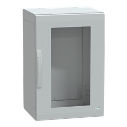 Armadio in poliestere, Thalassa PLA, porta trasparente, totalmente chiuso, 750x500x420mm, IP65, IK08