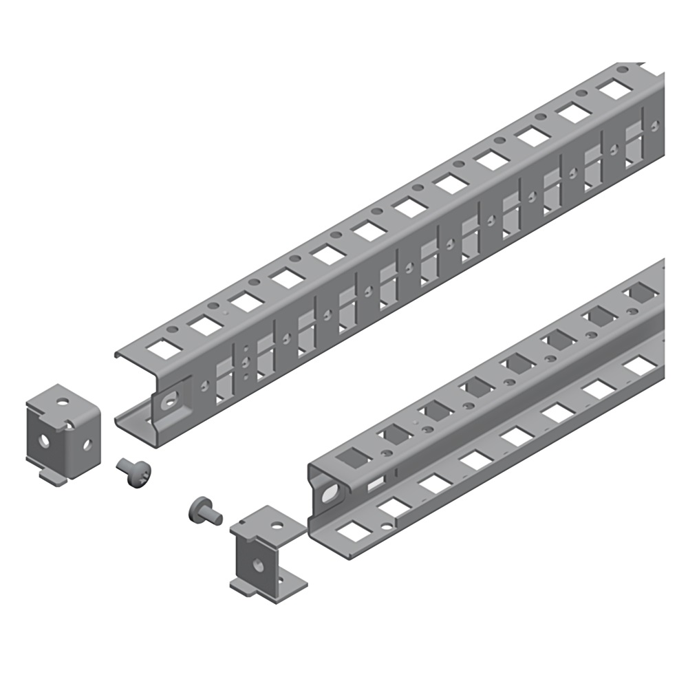 2 traverse verticali H1800