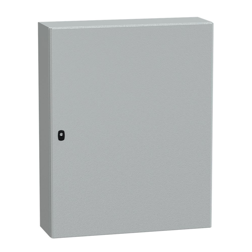 Cassetta in acciaio montata a parete, Spacial S3D, porta piena, senza piastra di montaggio, 1000x800x250mm, IP66, IK10