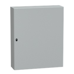 Cassetta in acciaio montata a parete, Spacial S3D, porta piena, senza piastra di montaggio, 1200x1000x300 mm, IP66, IK10
