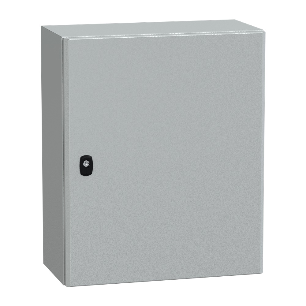 Cassetta in acciaio montata a parete, Spacial S3D, porta piena, senza piastra di montaggio, 600x500x250mm, IP66, IK10