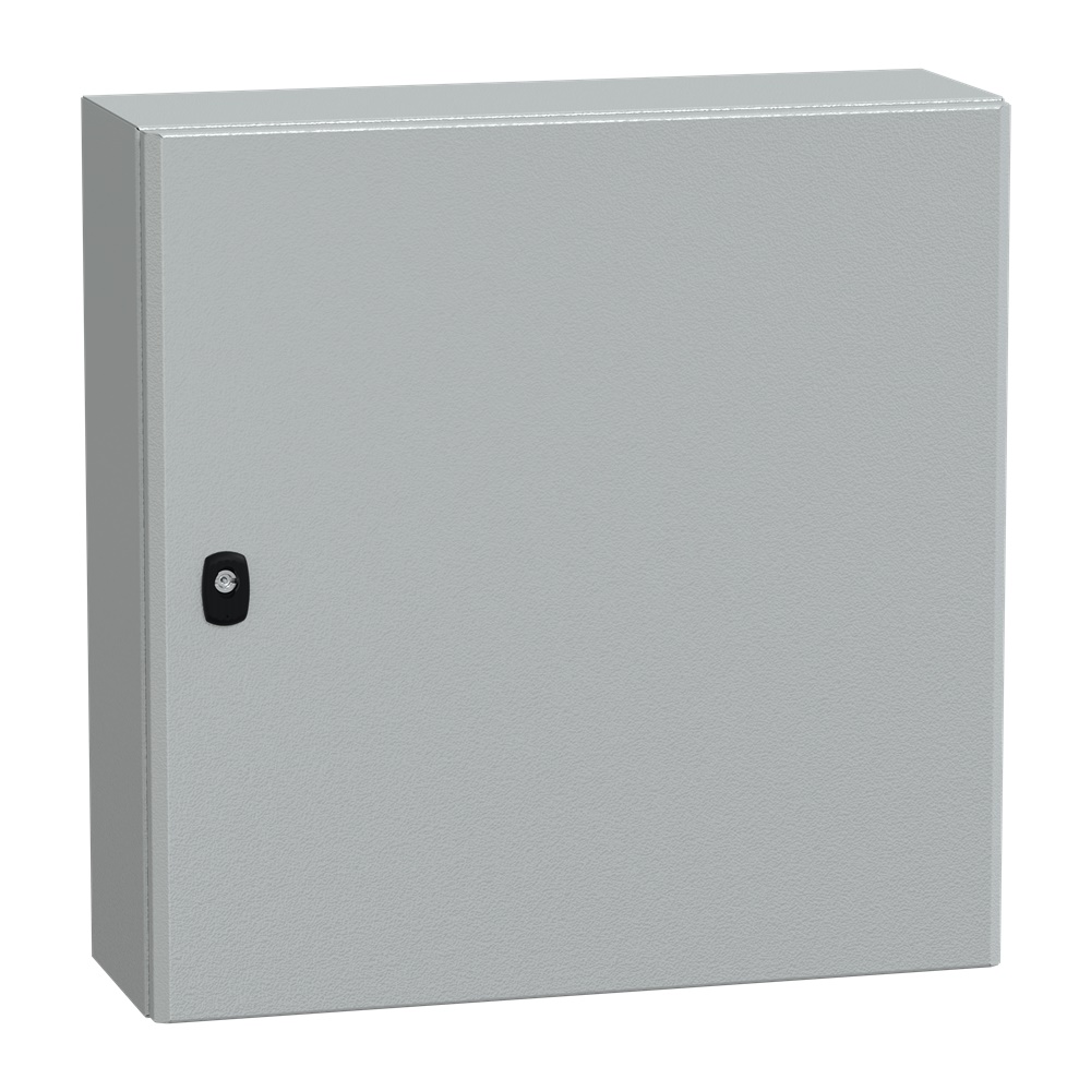 Cassetta in acciaio montata a parete, Spacial S3D, porta piena, senza piastra di montaggio, 600x600x200mm, IP66, IK10