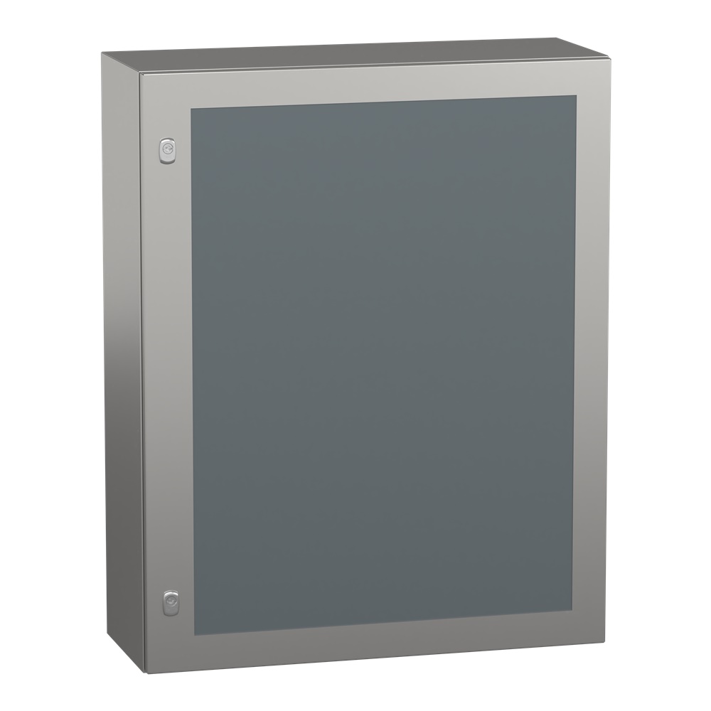 Armadio Spacial S3X, acciaio inox 304L, porta trasparente, 1000x800x300mm, IP66