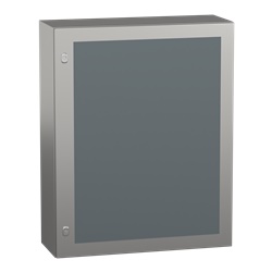 Armadio Spacial S3X, acciaio inox 304L, porta trasparente, 1000x800x300mm, IP66