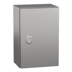 Armadio Spacial S3X, acciaio inox 316L, porta piena, 300x200x150 mm, IP66