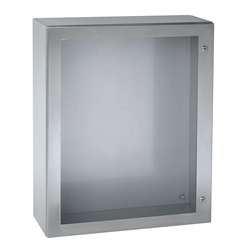 Armadio Spacial S3X, acciaio inox 304L, porta trasparente, 500x400x200mm, IP66