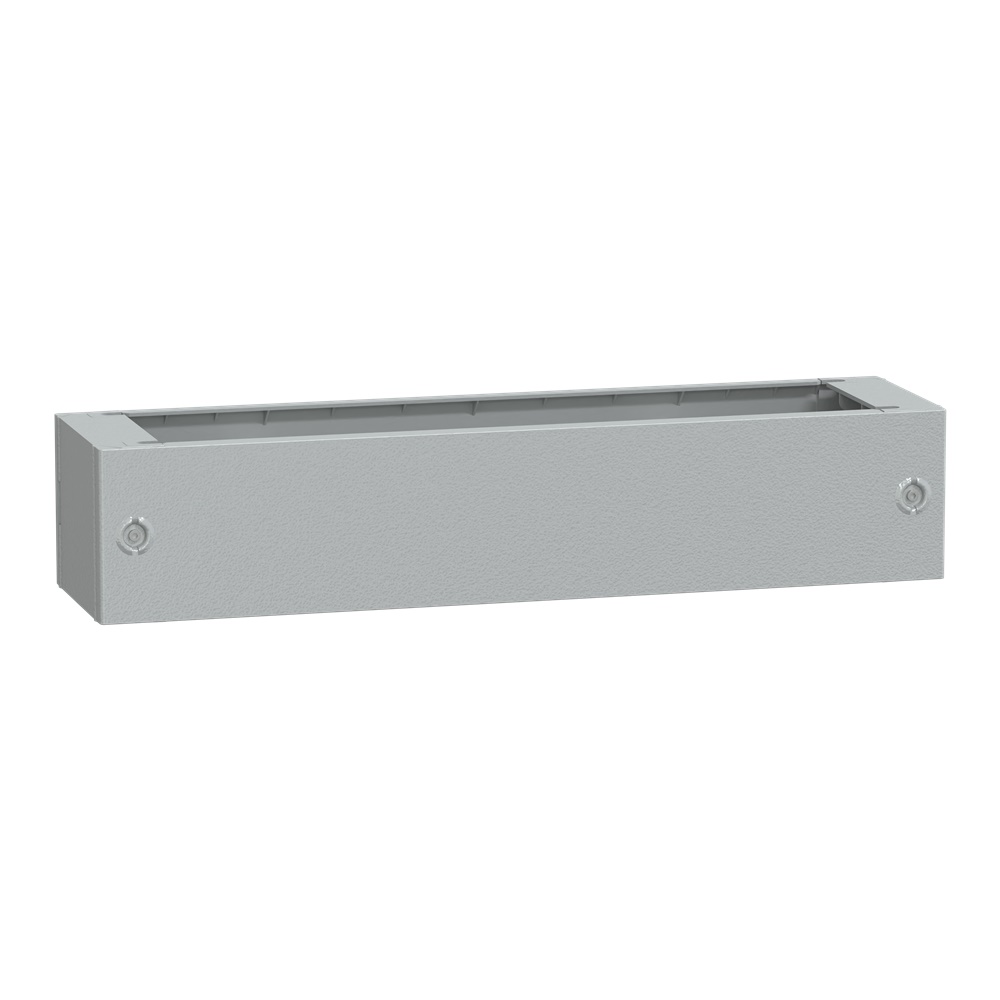 Zoccolo in poliestere tipo ZA per PLA/PLAT H200xL1000xP320 RAL 7035