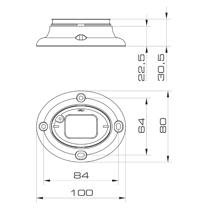 ELYPS MB FLAT BASE          GY