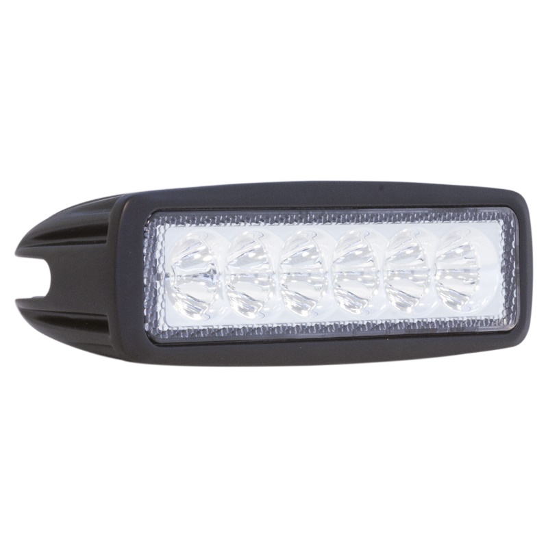 LED WORK LAMP 18W 6LED V10/30DC BK