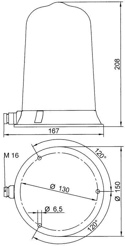 RA HD LED YEL    V90/240AC  BK