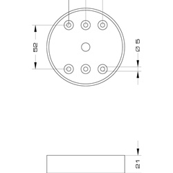 BASE LT SHALLOW  V12/24DAC  RD