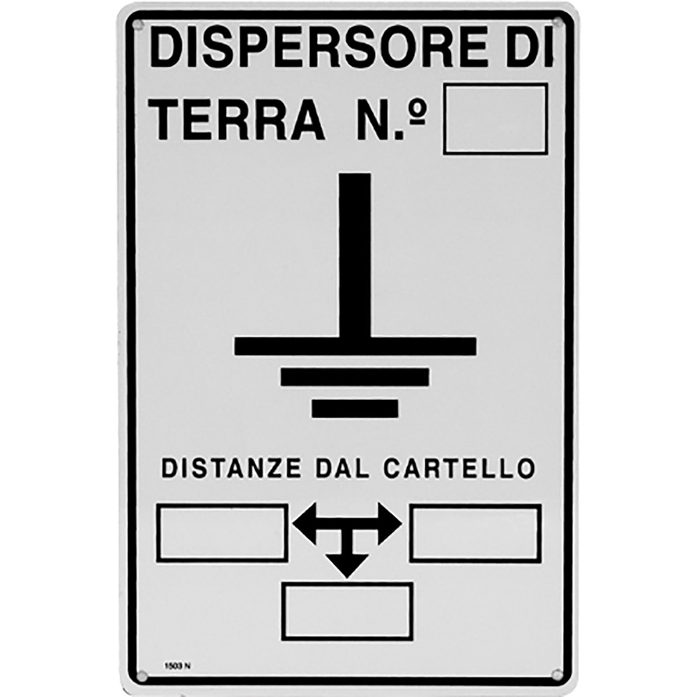 Cartello Dispersore 165x250