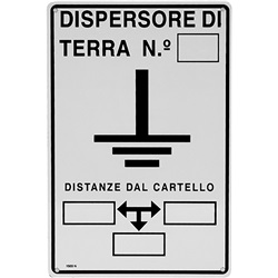 Cartello Dispersore 165x250