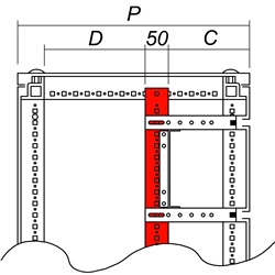 MONTANTE VERT.DA 2200 (2PZ.)